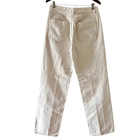 Wood Wood Ilo Straight Leg Classic Denim Women's Jeans Size 31W 32L Off White. - Picture 12 of 16